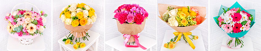 Букеты с доставкой в Ногинске от Гранд-Флора